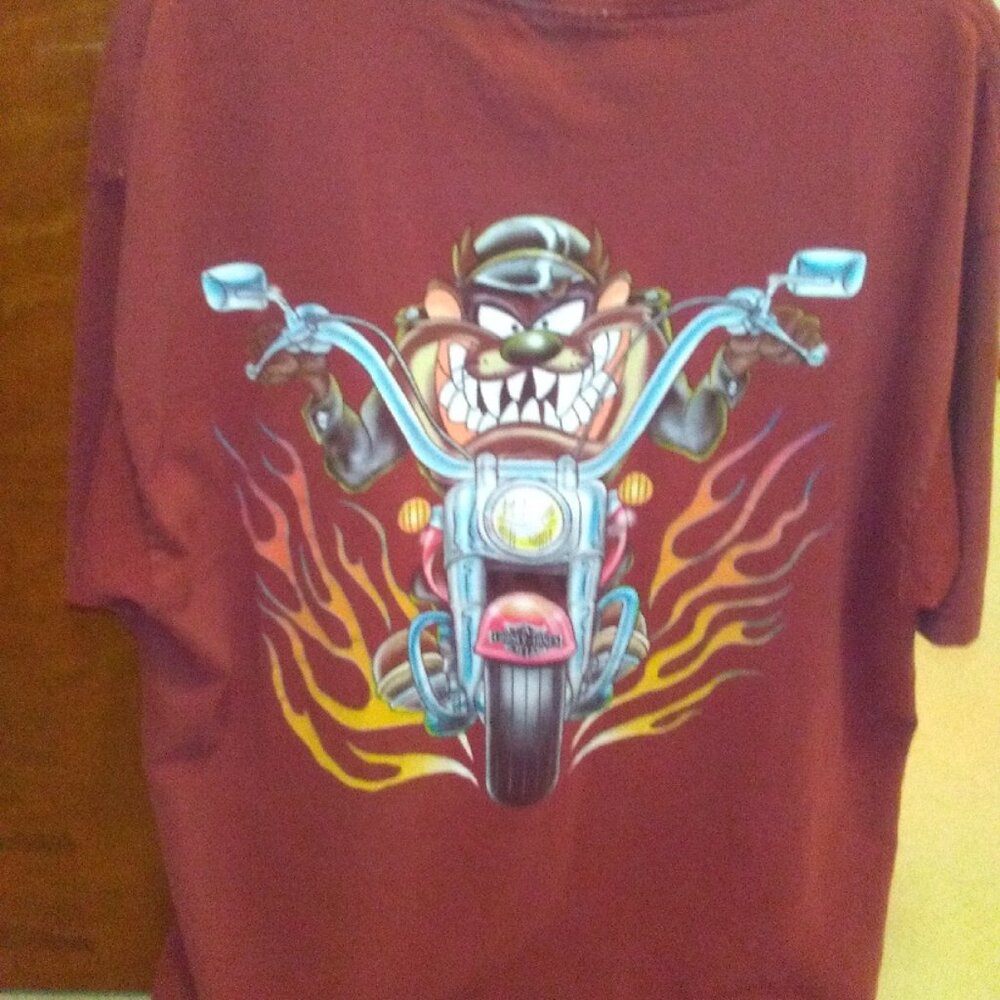 Vintage Taz Cycles XL t-shirt by Looney Tunes/Warner Bros